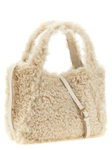 Stella Logo faux-shearling tote bag