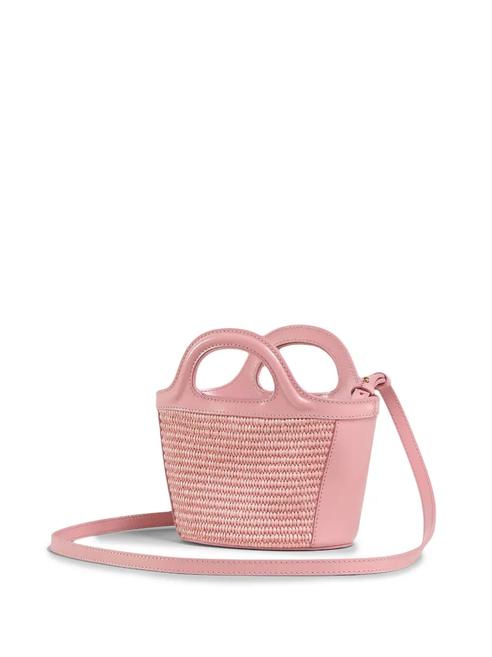 MARNI TROPICALIA MICRO マルニ ピンク MARNI] TROPICALIA MICRO RAFFIA EFFECT - LIGHT PINK – Etude Boutique