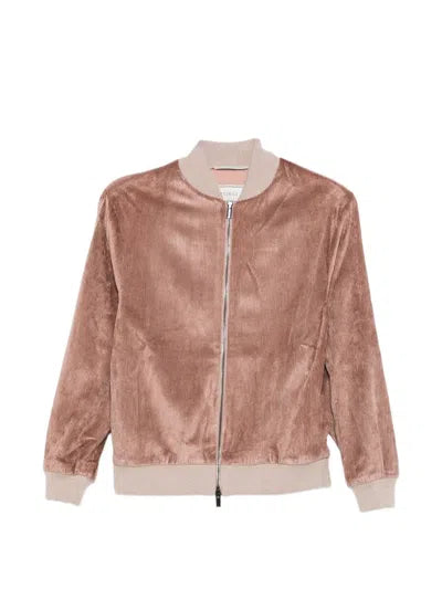 Corduroy-effect Bomber Jacket