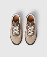 Suede and Mesh Panel Sneakers