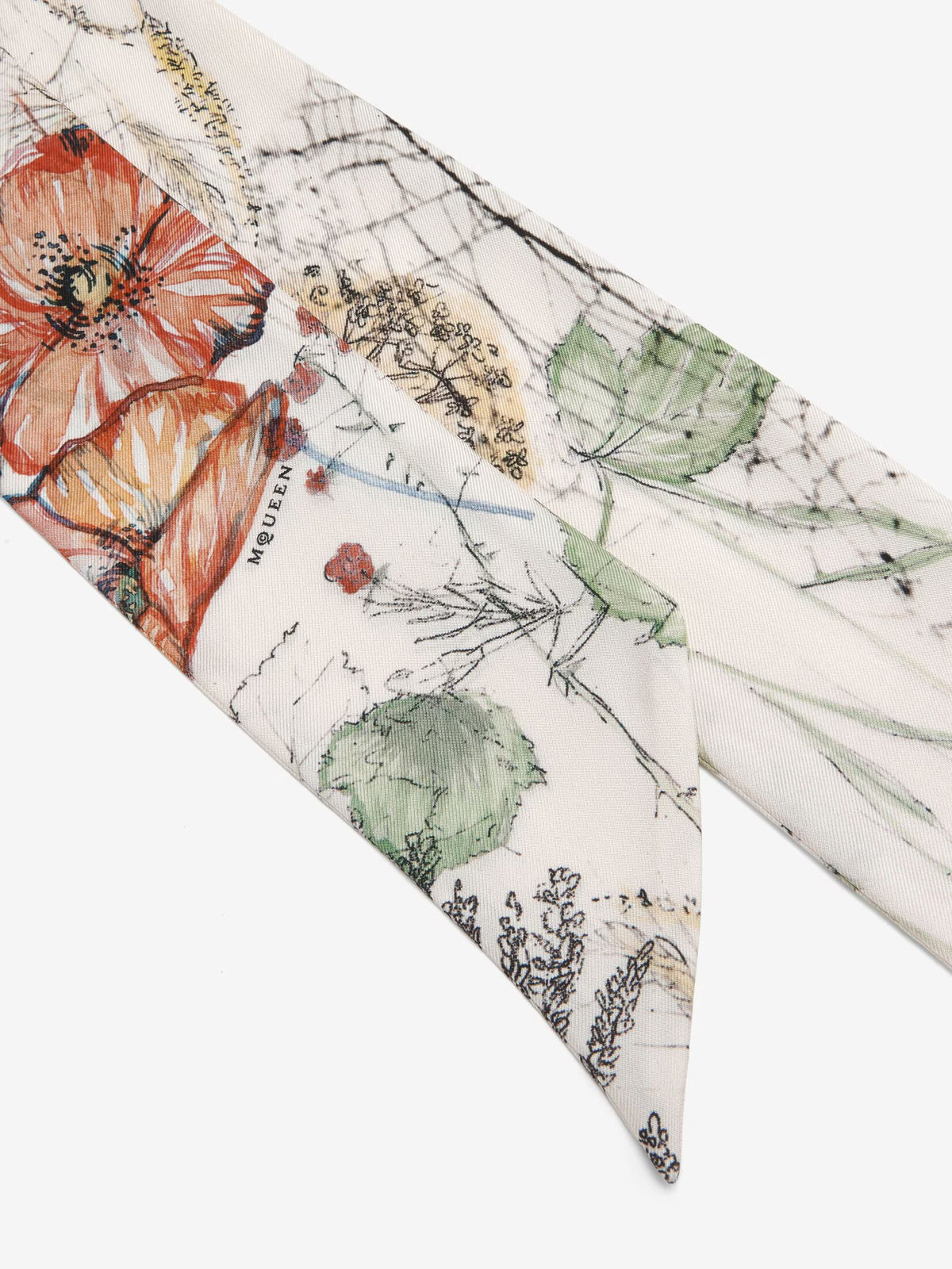 Women's Ribbon Skull Scarf
