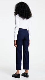 Cuffed Flood Pant - Deep Navy