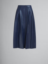 High Waisted Nappa Skir