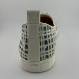 GAIA SEQUIN SLIP ON SNEAKER - NERO/WHITE