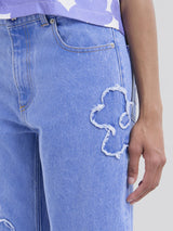 Boyfriend Jeans With Patch