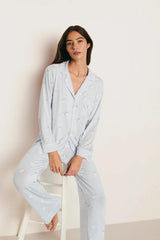 Gisele Printed TENCEL Modal Long PJ Set