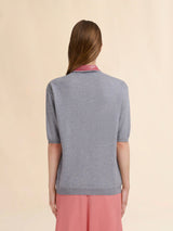 Trompe L`oeil Patch On Wool Polo Neck