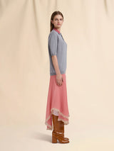 Trompe L`oeil Patch On Wool Polo Neck