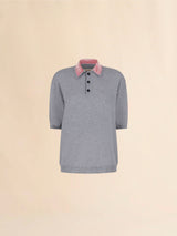 Trompe L`oeil Patch On Wool Polo Neck