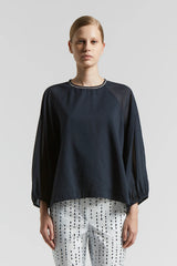 Pure Cotton Shirt - Space Blue