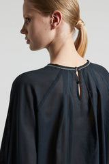 Pure Cotton Shirt - Space Blue