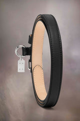 Contrast Leather belt