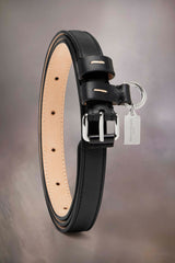 Contrast Leather belt