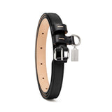 Contrast Leather belt