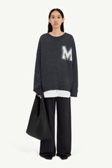 Unisex Two-in-one varsity knit sweater