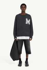 Unisex Two-in-one varsity knit sweater