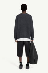 Unisex Two-in-one varsity knit sweater