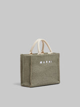 Raffia Effect Small Tote