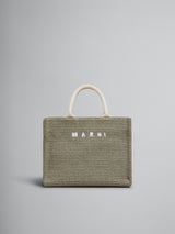 Raffia Effect Small Tote