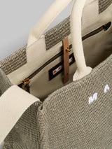 Raffia Effect Small Tote
