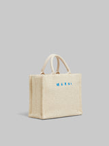 Raffia Effect Small Tote