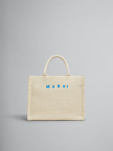 Raffia Effect Small Tote