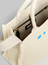Raffia Effect Small Tote