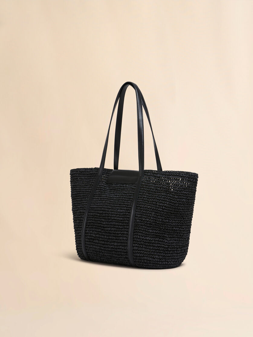 Marni] Medium Raffia - Effect Trunkaroo Beach Bag – Etude