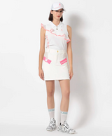 Pave Frilled Back Skirt