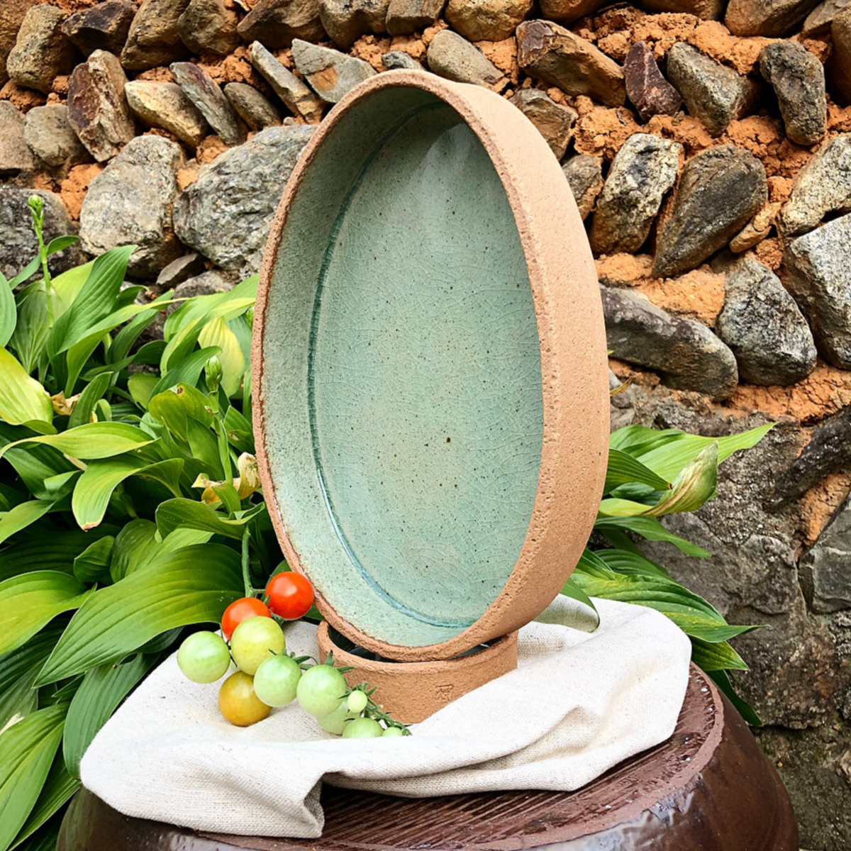 WATERCOLOR BRUNCH EGG DISH SMALL 물색 브런치 에그 (소)