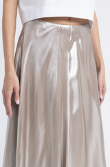 Asym SIiver Midi Skirt