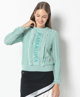 Verona Frilled Eyelet Sweater