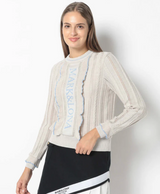 Verona Frilled Eyelet Sweater