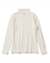 Lodi Ribbed Bottleneck Pullover - White