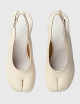 TABI SLINGBACK - WHITE