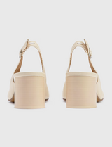TABI SLINGBACK - WHITE