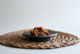 Black Vintage Stone Side Dish Plate -Large