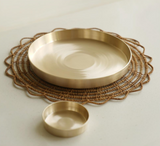 Brass Tableware Divided Plate (구절판)