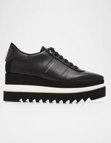 Sneak-Elyse Two-Tone Platform Sneakers