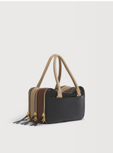 Leather Small Boxyne Bag