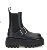 Women`s Sofa Buckle Chunky-Sole Boots