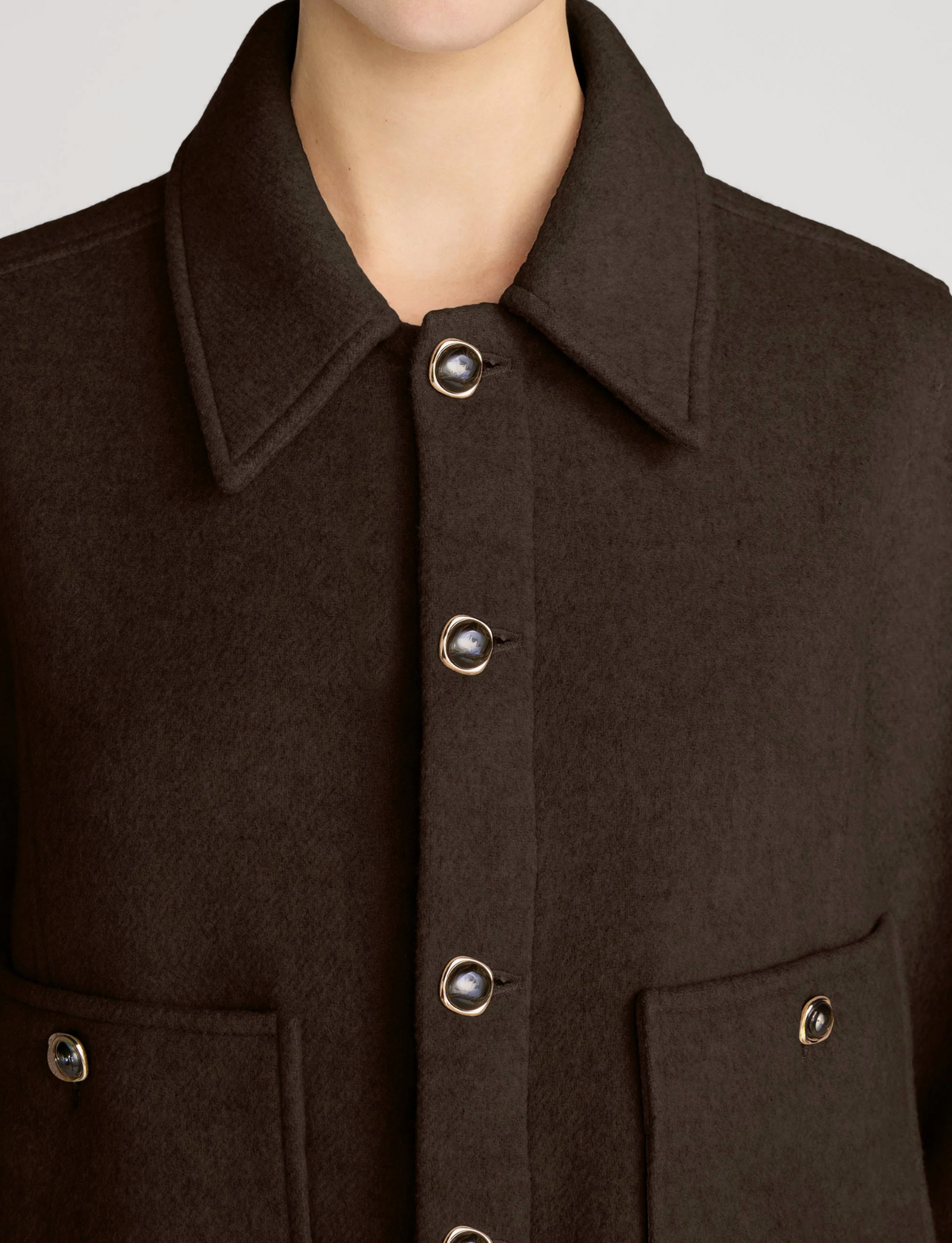 The Wool Mini Swing Jacket
