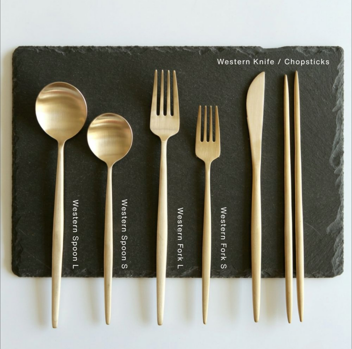 Western Dinner & Dessert Full Cutlery Set For 1 - 6 Pieces