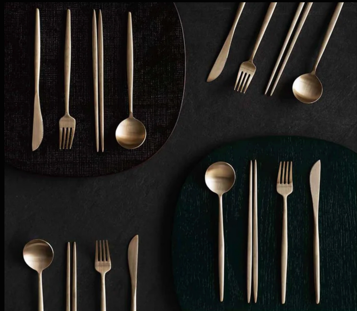 Western Dinner & Dessert Full Cutlery Set For 1 - 6 Pieces