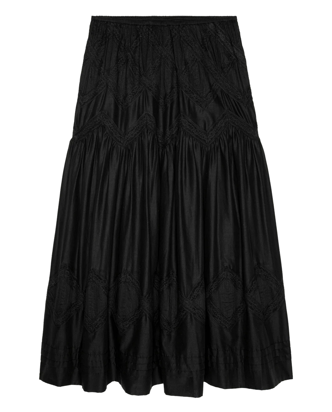 The Lattice Lace Victorian Skirt
