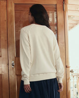 The College Sweatshirt w/ Sailing Boat Applique