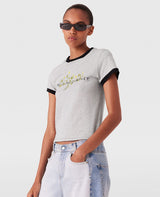 Floral Embroidery Smc T-Shirt