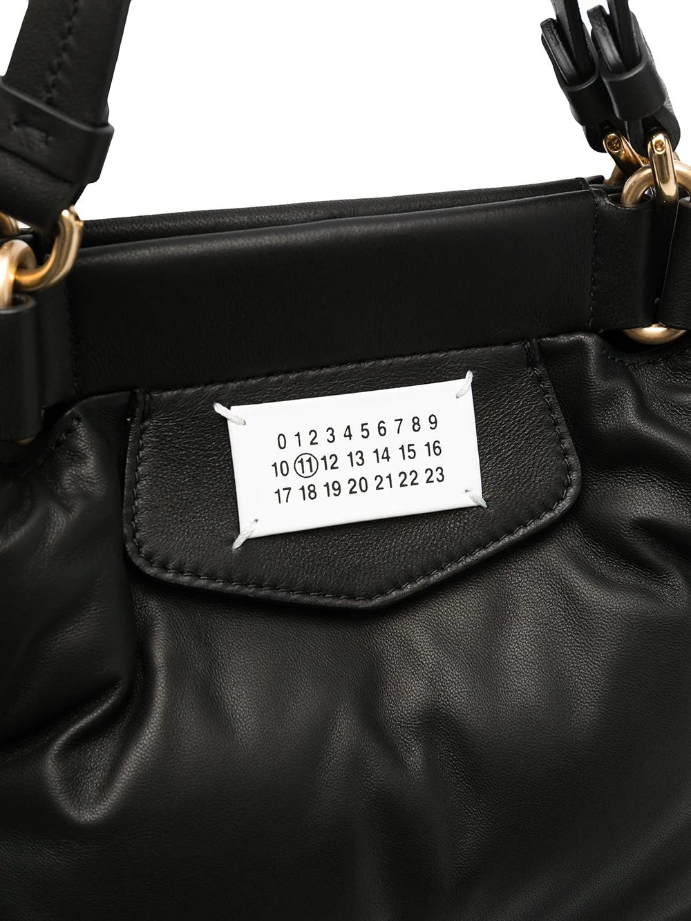 Glam Slam Logo-Appliqued Padded Leather Tote Bag