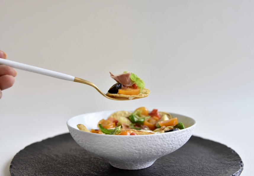 Snow White Vintage Deep Bowl 17" - 설화 오목그릇 17"