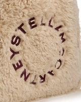 Stella Logo faux-shearling tote bag